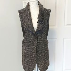 Linea Domani Wool blend long vest